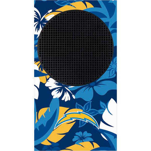 NFL Los Angeles Chargers Tropical Print Xbox Series S Console Skin